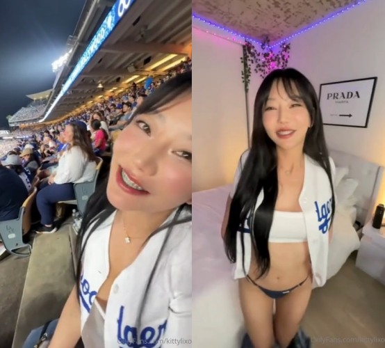 เบสบอลน้ำแตกแหกสาวไต้หวัน Kittylixo Gets At The End Of A Date