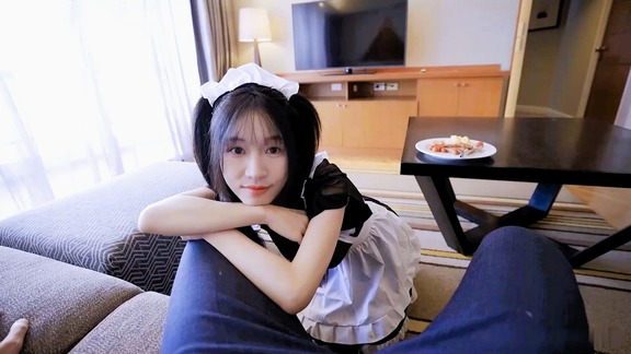 uncencerเอวีจีน สาวใช้ป้อนขนมอ้าปากค้าง MD0288